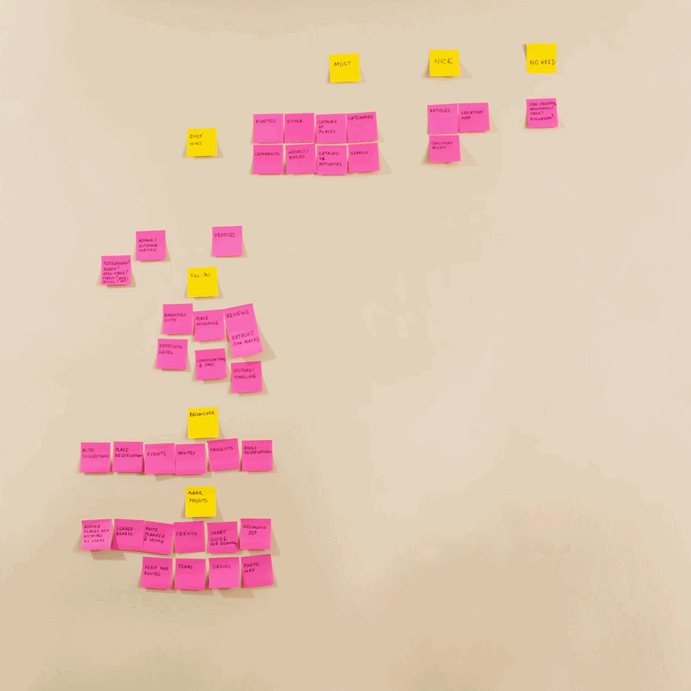 Minimum viable product feature planning, step 2