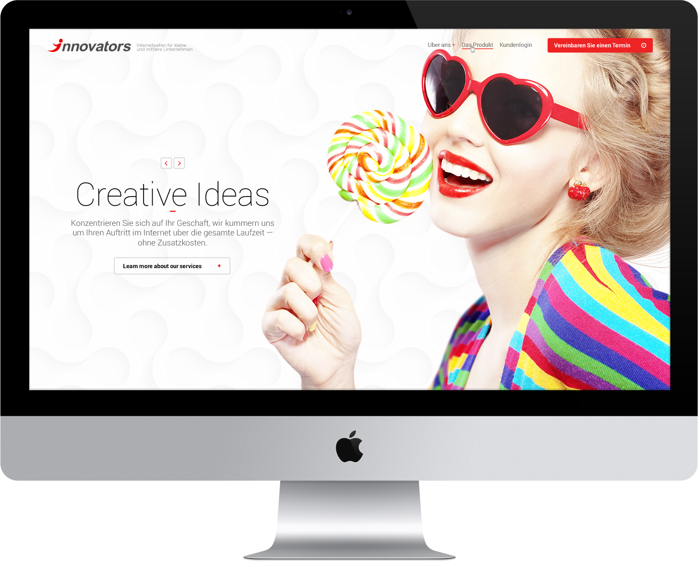 Website design for a digital agency